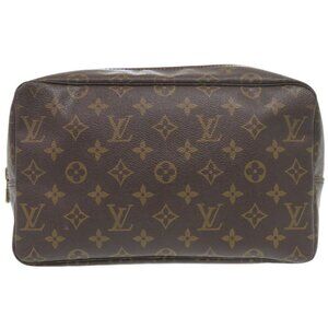 LOUIS VUITTON Brown Monogram Pouch